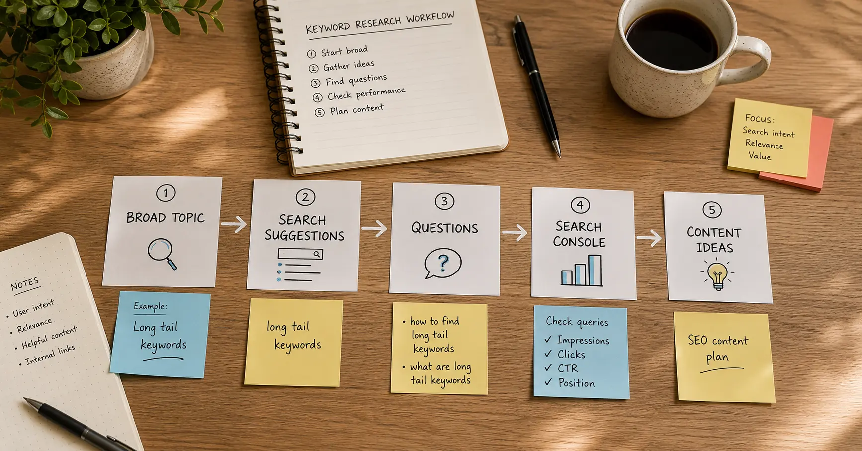 Long tail keywords research methods showing how to find specific search phrases