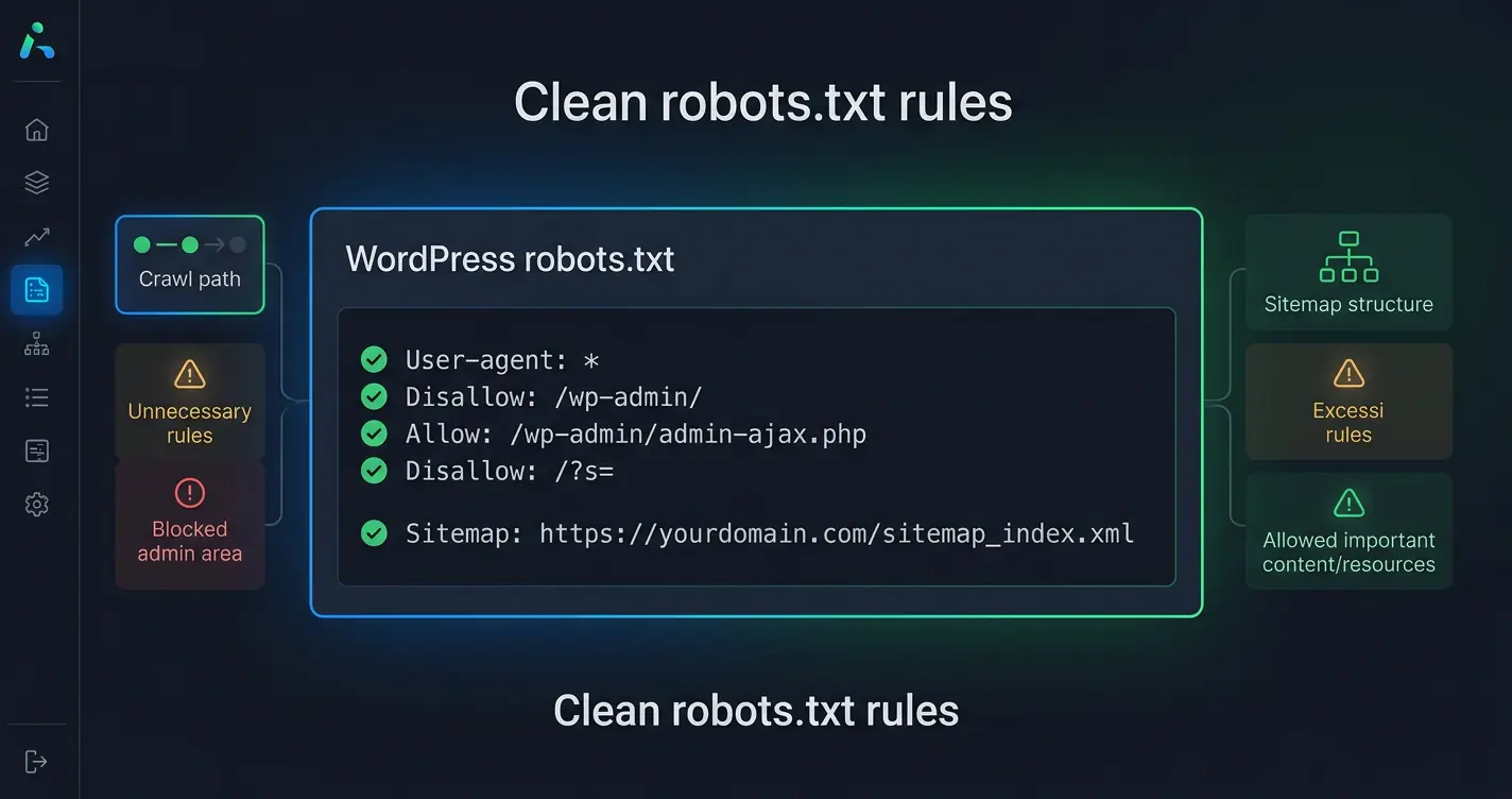 What to include and avoid in a WordPress robots.txt file for better SEO