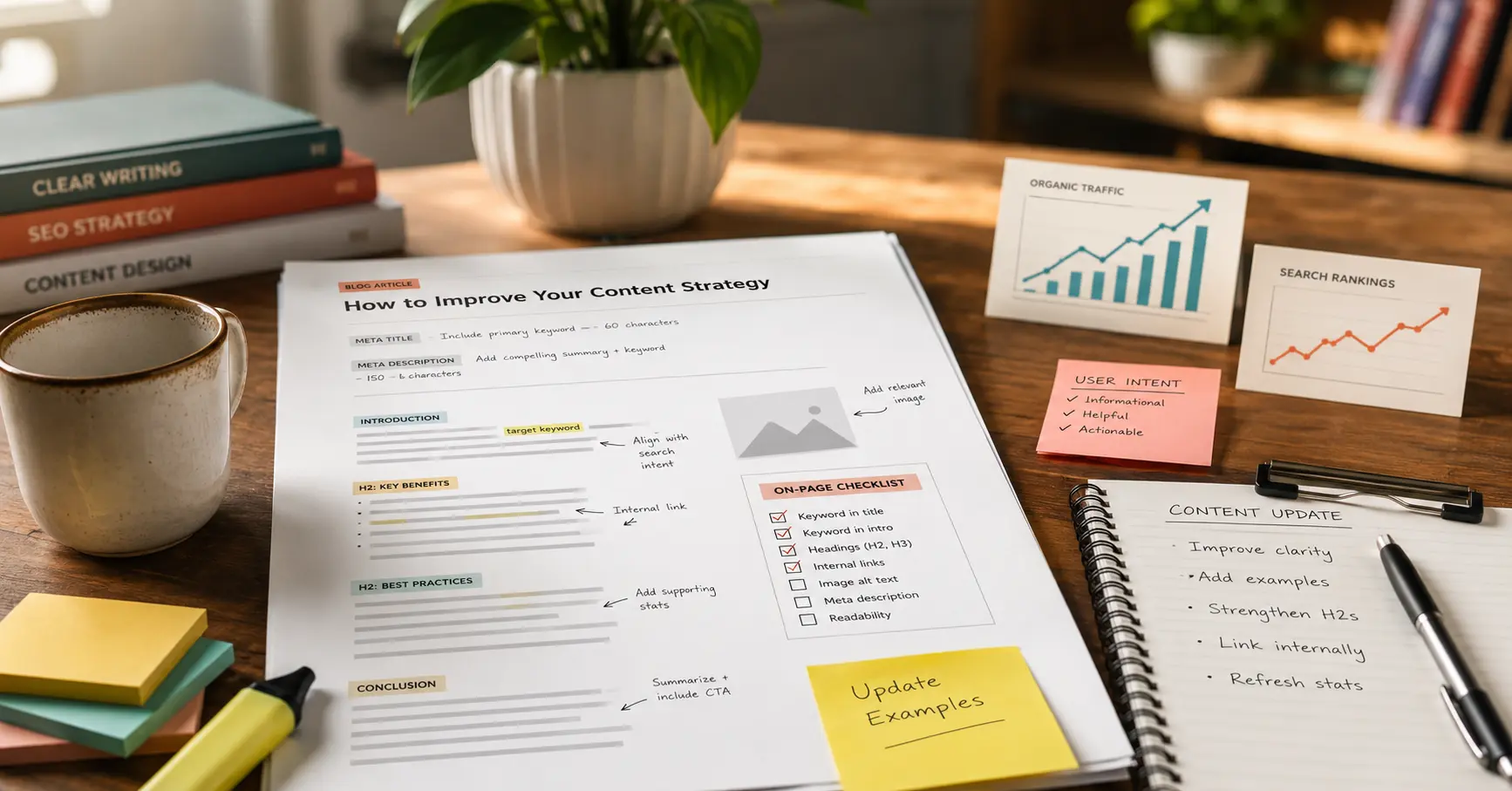 Content optimization strategy for better SEO rankings and user experience