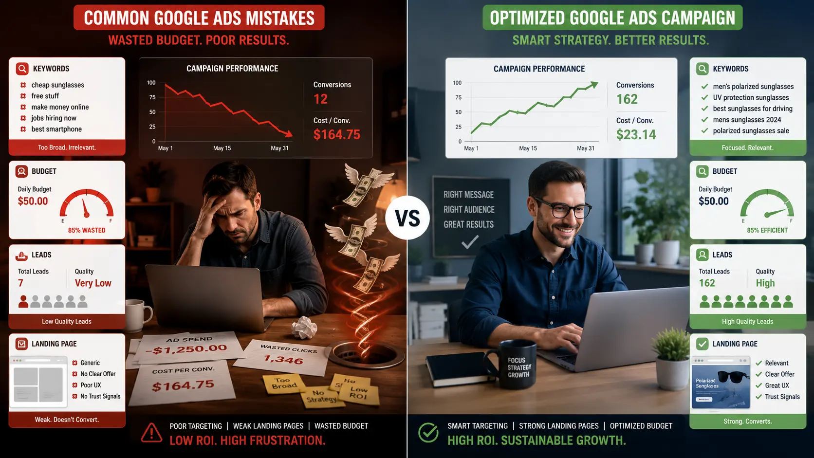 Common Google Ads mistakes small businesses should avoid for better campaign results