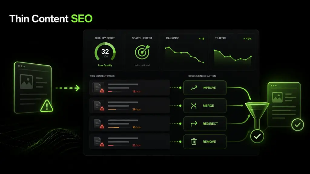 Thin Content SEO Checklist: 10 Steps to Fix Pages