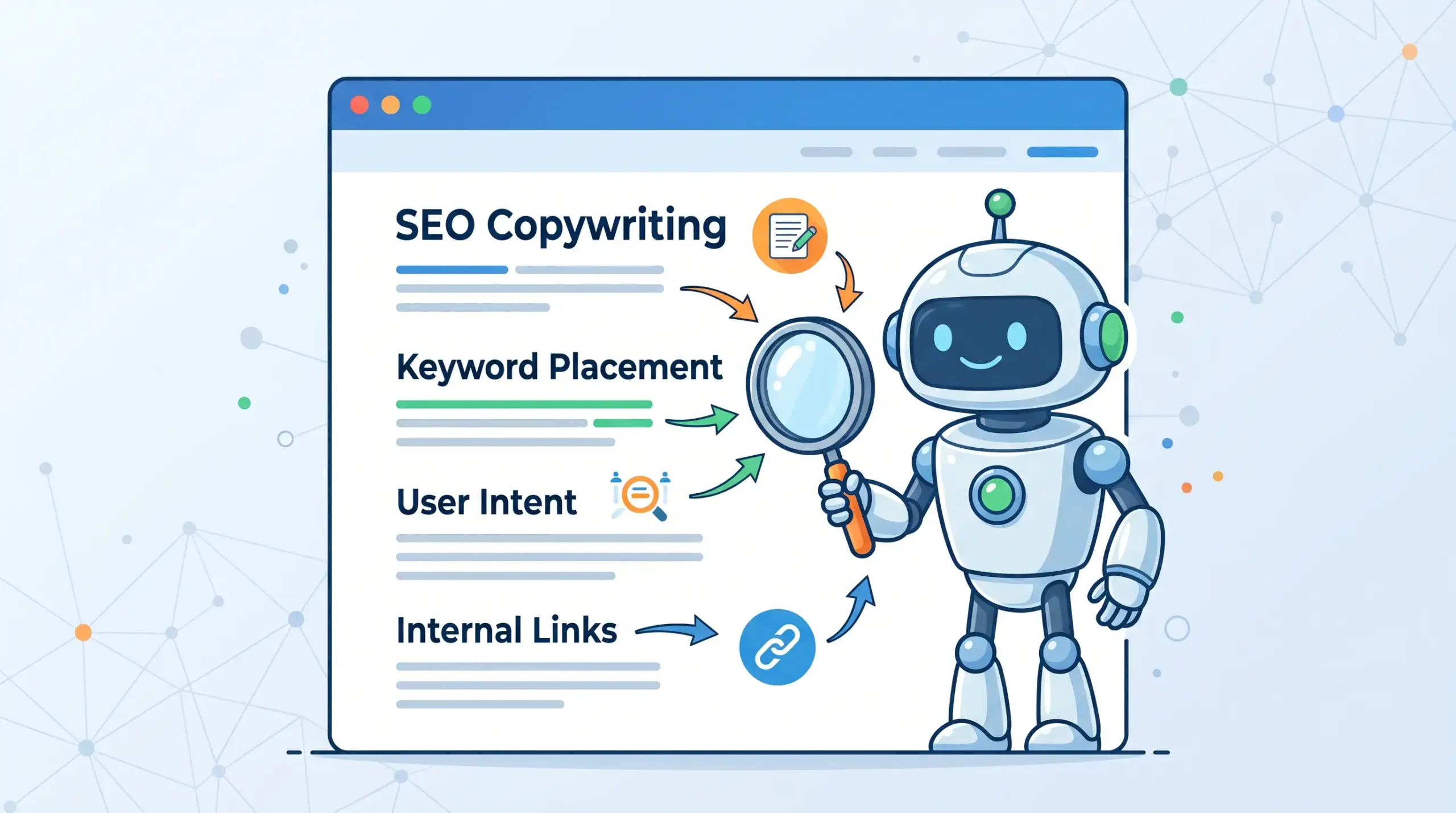 SEO copywriting vs SEO content writing showing the difference between informational and persuasive content