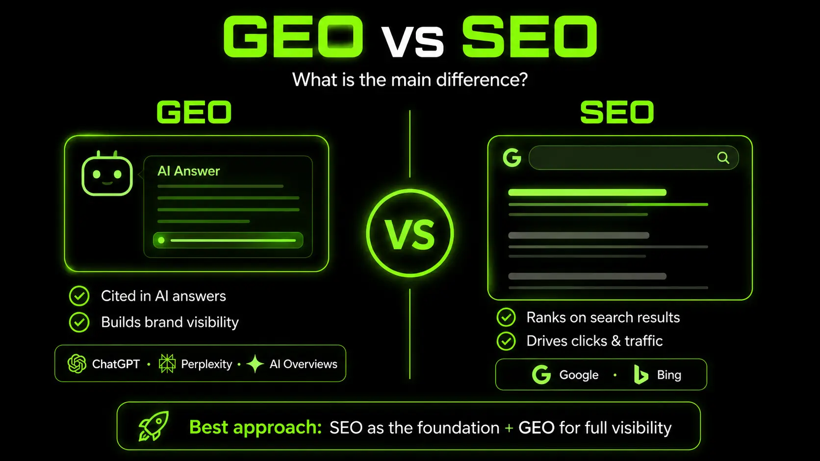 GEO vs SEO: What Is the Main Difference?