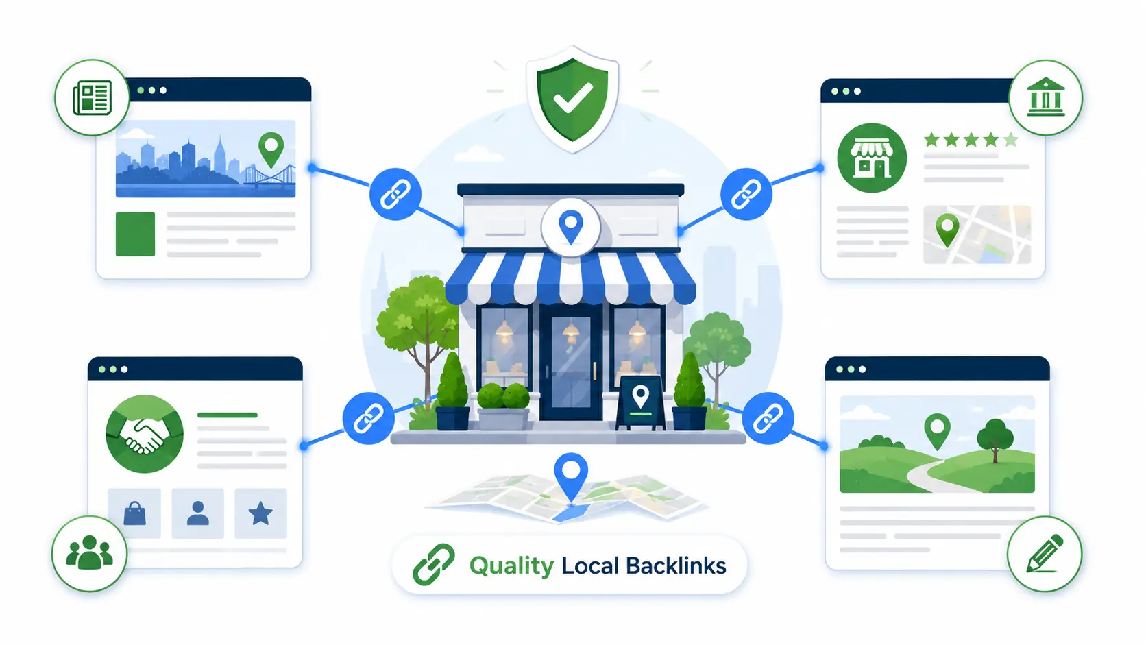 How local businesses can earn quality backlinks through local SEO and community link building