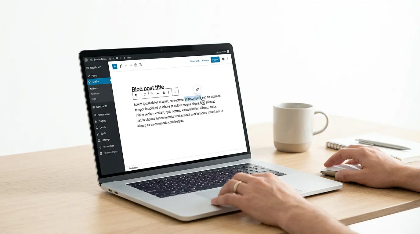 How to add internal links properly in WordPress using the editor and Elementor