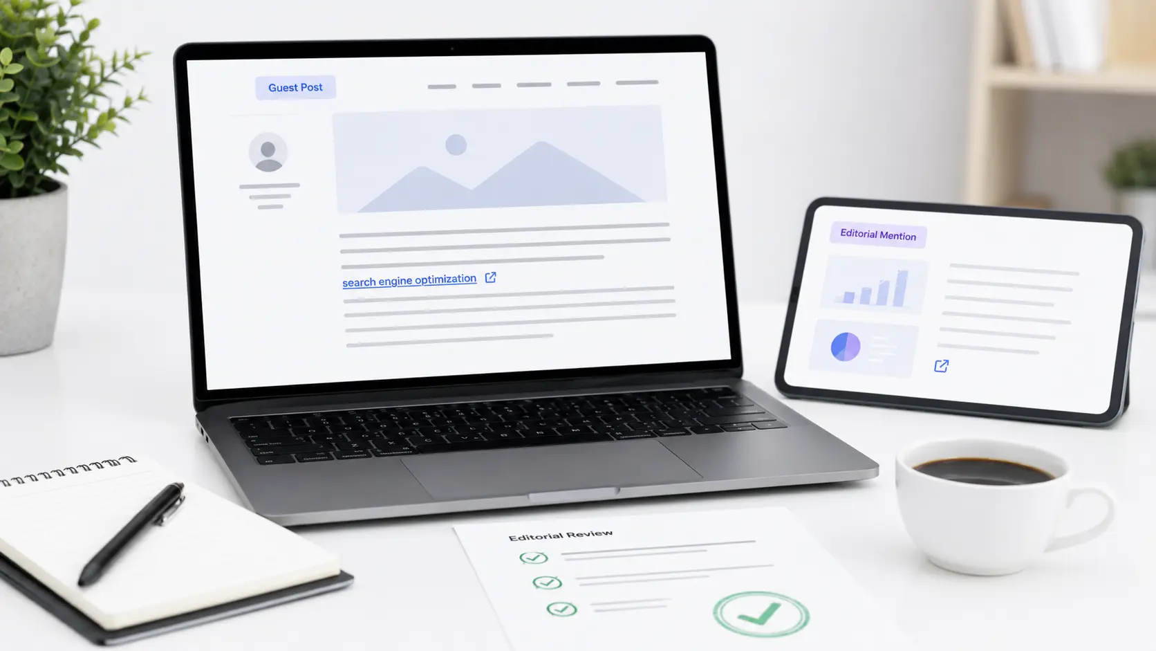How to build high-quality contextual backlinks through guest posts and editorial mentions